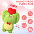 9.8" Cute Frog Plush Toy With Red Heart - Stuffed Animal Plushie for Valentine's Day, Birthday, Christmas - Soft Gift