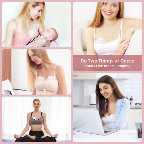 MIFOYO 4 9 24mm 1 Pack Breast Pump, Wearable Breastfeeding Pump, Electric Breast Pumping, Hands Free Breast Pump