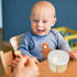 Accmor Baby Formula Dispenser On The Go, Non-Spill Rotating Four-Compartment Formula Container to Go, Milk Powder Kids