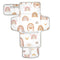 BOESI Boho Rainbow Portable Changing Pad, Baby Changing Pad, Waterproof Diaper Changing Travel