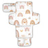 BOESI Boho Rainbow Portable Changing Pad, Baby Changing Pad, Waterproof Diaper Changing Travel