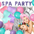 42 Pcs Spa Party Decorations - Balloons for Spa Theme Birthday Party Supplies, Lipstick Cosmetics Balloons for Girls