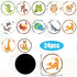 Gosknor 24pcs Potty Training Seat Magic Sticker, Reusable Potty Training Stickers Potty Stickers Training Toilet