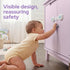 lalalark 8 Pack 2 3M Magnetic Cabinet Locks Baby Proofing with Keys, Adhesive No Drill Child Proof Cabinet Locks