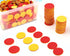 Plastic Two-Color Counter, Red/Yellow 1000 PCS, Counting Manipulatives, Math Counters for Kids, Counting Chips