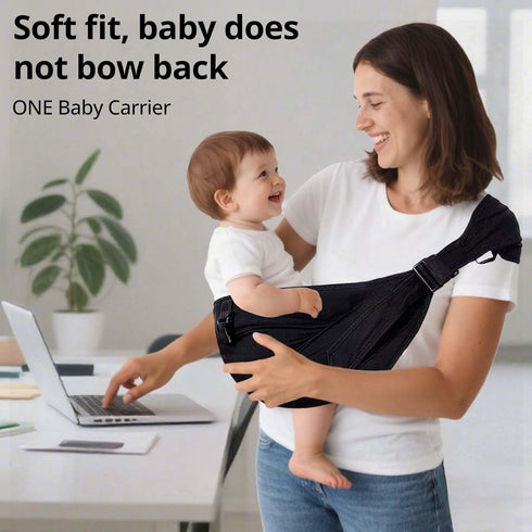 45 lbs, Plus Size Baby Sling Carrier - Baby Carrier Extended Adjustable Design for Larger Kids, Breathable Anti-Slip
