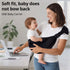 45 lbs, Plus Size Baby Sling Carrier - Baby Carrier Extended Adjustable Design for Larger Kids, Breathable Anti-Slip