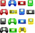15Pcs Arcade Video Game Party Favors for Kids, Keychain Supplies for Birthday Gifts and Classroom Prizes
