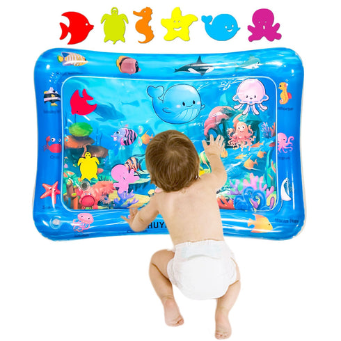 ZHUYNXIR (27.5x20 Infant Play mat, Inflatable Play Mat Water Cushion Baby Water mat, Fun Early Development Activity