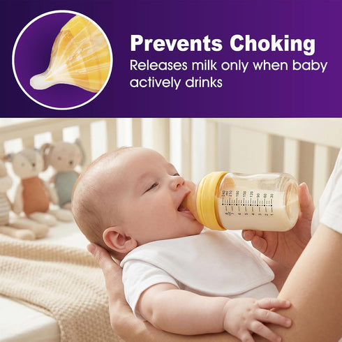 HVLVOYG 5oz 8oz, 0-6 3 PPSU Baby Bottles for Newborns, Anti-Colic Wide Neck Breastfeeding Bottle with Angled Silicone