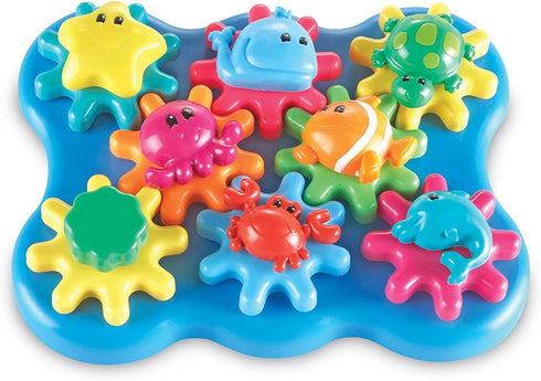 Learning Resources Ocean Wonders Build & Spin, Gears Toy & Building Set,