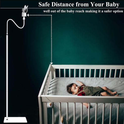 Baby Monitor Mount Stand Compatible with ARENTI Camera, Strong Holder Stand for Safety (68.7 inch, Camera Not Included)