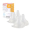 Pigeon Silicone Nipple (S) with Latch-On Line, Natural Feel, 1+ Months, 4