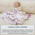 Premium Blossom Baby Blanket - Soft and Stretchy Quilt for Kids