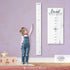 Rustic Wooden Growth Chart Ruler for Kids - Farmhouse Design