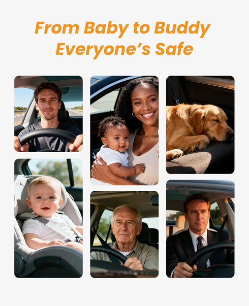 4.5" 1080P Babyvue USB Car Camera for Baby : Baby Car Camera with Crystal Clear Mirror View, Easy Installation Carseat