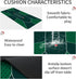 70 35 Inch nuveti x Texas Hold'em Poker Mat Portable Rubber Poker Table Top Water Waterproof, Noise Reduction Poker