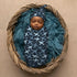 Set KiuLoam Camouflage Blue Jets Airplanes Newborn Swaddle with Matching Hat, Newborn Receiving Blanket Soft Unisex