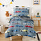 Wake In Cloud - Race Car Toddler Bedding Set for Boys, Cute