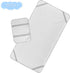 SyXIOP 28" 52" Red Blue White Geometric Cooling Baby Waterproof Crib Mattress Protector x Reusable Bed Pads Washable