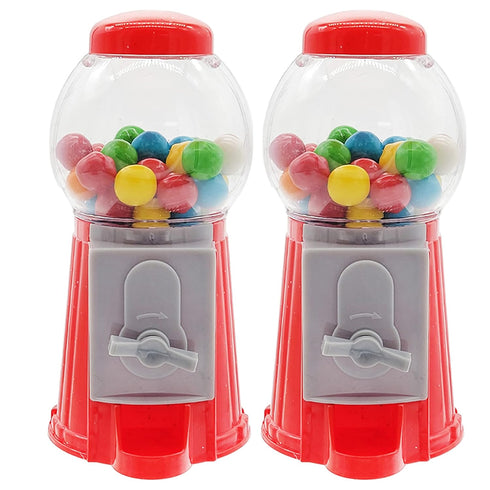 Gumball Machine Bank, Gum Balls Included, 5" (2-Pack)