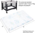 Ressainic Pack Pack 38" 26" 1.5" and Play Mattress Pad, Trifold Portable Crib N Play Mattresses, x x Jacquard Playpen