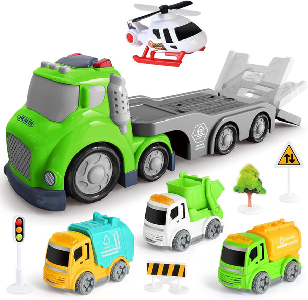IJIGU Truck Toys for Toddler 1, 2, 3, 4 Year Old Boy,