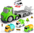 IJIGU Truck Toys for Toddler 1, 2, 3, 4 Year Old Boy,