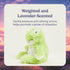 warmies Junior Microwavable & Weighted Stuffed Animals, Frog, Heated Plushie for Warmth & Comfort