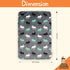 Dear Baby Gear Premium Car Seat Baby Blanket - Soft Swaddle Blanket for Boys and Girls, Moose Design