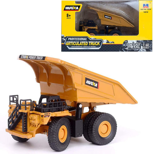 Gemini&Genius Rigid Articulated Dump Truck Heavy Duty Construction Site Vehicle Toys 1:60 Scale Diecast Model for Kids