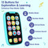 Toys for 1 Year Old Boy, 15 Functions Baby Toy Phone for 1+ Year Old, Baby Toys 12-18 Months, Cyan