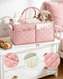 Tivellary Baby Diaper Caddy Organizer Spacious Storage Basket for Newborn Essentials, Nursery & Diaper Station
