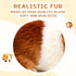 Mushplushies Guinea Pig Stuffed Animal, Cute Guinea Pig Plush for Kids, Realistic Stuffed Animals Small Live Animals