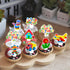 CoquetteBow012 24-Piece Building Block Brick Themed Birthday Party Cupcake Toppers Decorations for Party Supplies