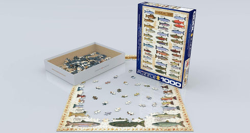 1000-Piece Eurographics Salmon and Trout Puzzle