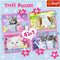 Trefl 4in1 Jigsaw Puzzle Fun Cats Print, DIY Creative Classic Puzzle for Adults and Children