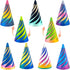 9 Packs Impossible Cone,Spiral Cone Fidget Toy Impossible Pyramid Passthrough Toy,3D Printed