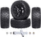12mm Hex Wheels and Rubber Tires for RC 1/10 On-Road Touring Car, Set of 4