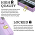 Backgammon Sets 15 inch Backgammon Sets Backgammon Set for Adults, Purple Classic Board Game with Premium Leather Case