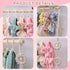 RDYEAAR Bow Organizer for Girls, Headband Organizer for Baby Girl, Bow Hanger for Girls, White Baby Girl Nursery Decor