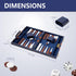 Backgammon Sets 11 inch 2 Backgammon Set Backgammon Set, for Adults - Classic Board Games for Players Adults - Small