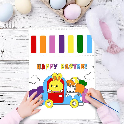 iRugosa hapfyer Set 2 4 5 6 7 8 Paint with Water Coloring Books for Toddlers - Easter Basket Stuffers Gifts - Easter