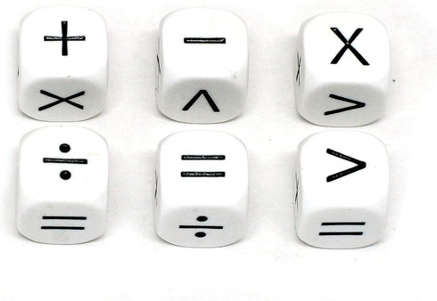 Koplow Games Operators Dice, Multicolor Learning Aid Classroom Accessories