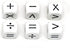 Koplow Games Operators Dice, Multicolor Learning Aid Classroom Accessories