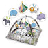 Sunisfa Cozy Baby Gym Play Mat, Activity Mat with Folding Design for Home, Portable Play Mat with Safe Material