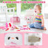 WorWoder 15PC Robot Plush Electronic Interactive Cats That Move and Meow Walking Wagging Lifelike Stuffed Kitten Toy
