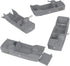 BMC Classic Marx Landing Craft - 4pc Gray Plastic Army Men Boat Vehicles