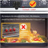 Snowharp (Black-1Pcs) Knob Switch Child Proof Oven Lock Baby Safety Oven Door Lock for Toddlers Heat-resistant Adhesive