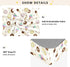 Jynexis 52x28 Donut Ice Cream Beige Pattern Baby Crib Sheets, Cotton Fitted Crib Sheet, Soft Breathable, Fits Standard